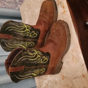Ariat slip-on work boots